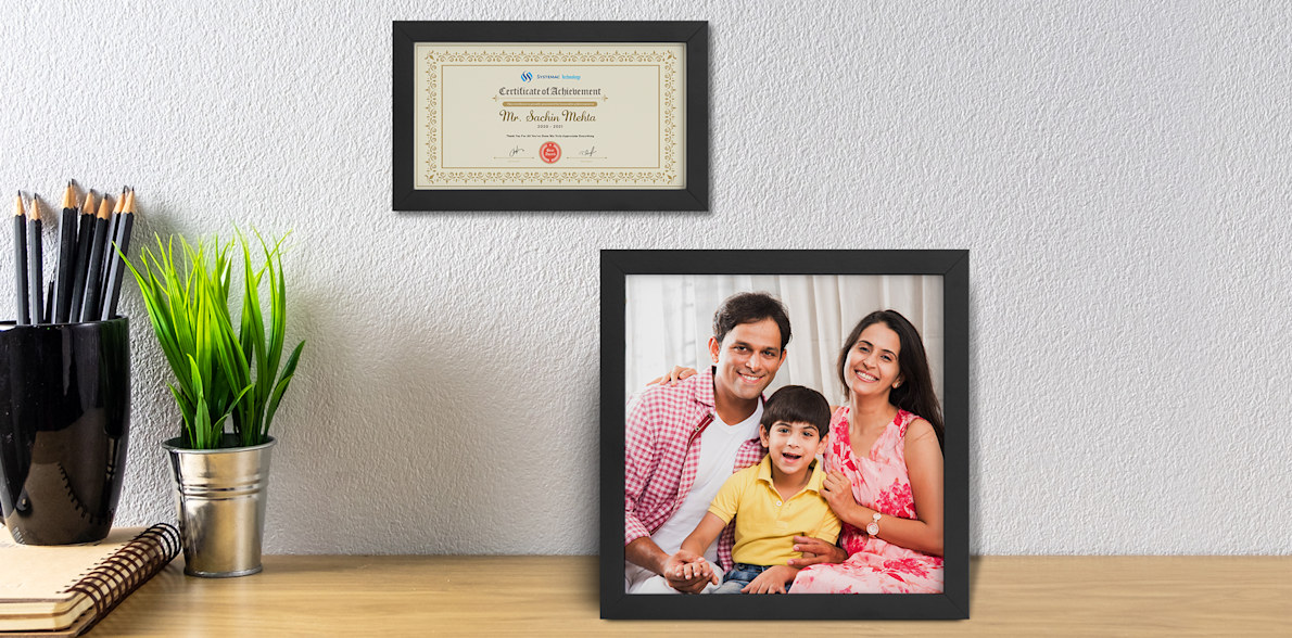 Personalized Photo with Frame, Picture Frame Online Vistaprint.in